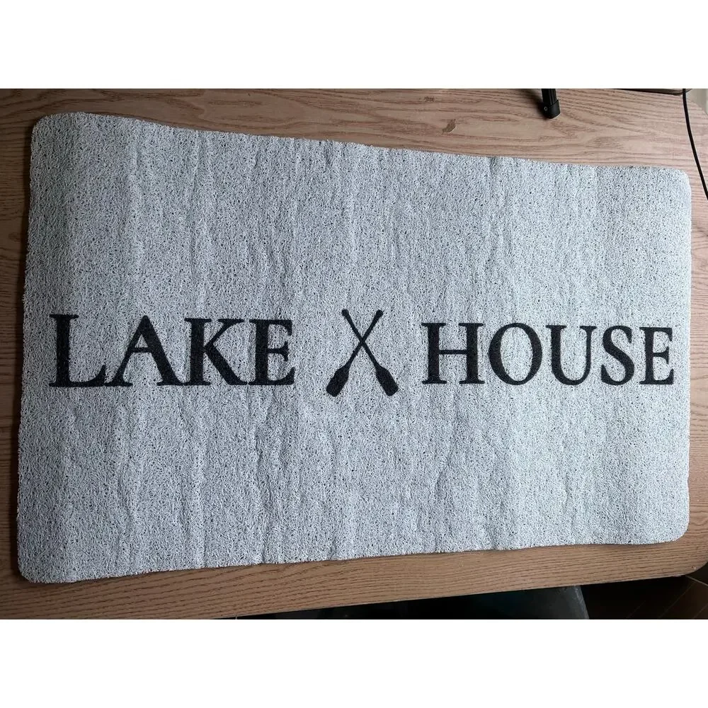 New “Lake House” with Orr’s 🛶Outdoor Indoor Rug Front Back Door size 29”x17.5”